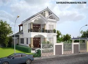 5 mẫu nhà 2 tầng 4 phòng ngủ 100m2 đầy đủ công năng và tính thẩm mỹ - Xây nhà giá rẻ Bình Thuận