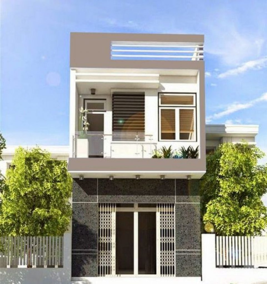 Mẫu nhà phố 1 trệt 1 lầu số 7